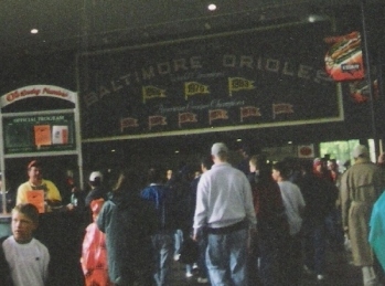 Orioles championship banners