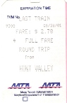 MTA Ticket