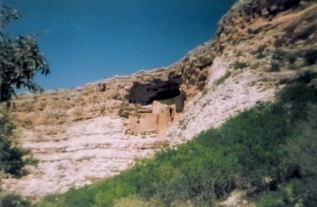 Castle in side of mountain
