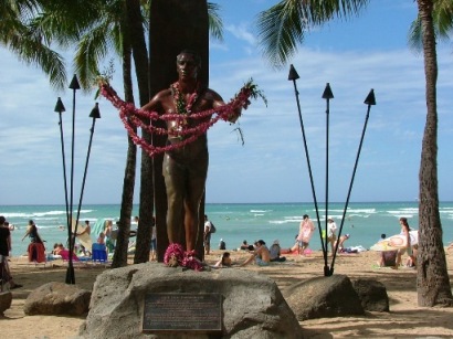Picture of Duke Kahanamoku Statue