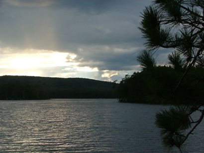 Lake sunset